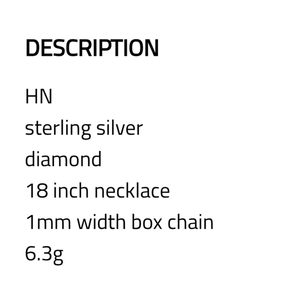 Genuine 💎 DIAMOND 💕 Hearts w/Box Chain. Vtg Artisan Signed 925 Sterling Silver - Picture 4 of 8